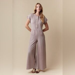 F39 new fantastic fawn jumpsuit French Terry small medium large